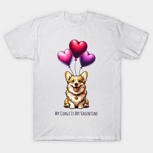 My Corgi Is My Valentine T-Shirt